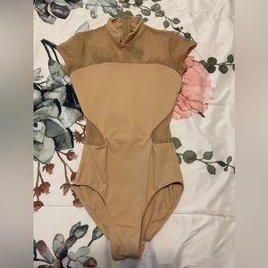 Tan Ballet Leotard Small